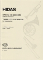 Hidas Frigyes Three Little Scherzos for brass quintet Brass Quintet