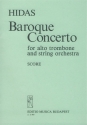 Hidas Frigyes Baroque Concerto for alto trombone and string orchestra Concertos