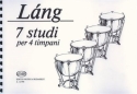 Lng Istvn 7 studi per 4 timpani Percussion (classical)