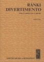 Rnki Gyrgy Divertimento for clarinet and string orchestra Concertos