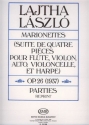 Lajtha Lszl Marionettes Suite for flute, violin, viola, violoncello and harp Mixed Chamber Quintet