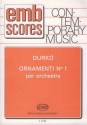 Durk Zsolt Ornamenti No. 1 for orchestra Symphonic Works