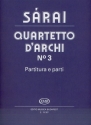 Srai Tibor Quartetto d'archi No. 3  String Quartet