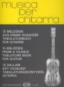 : 15 Melodies from a Vilnius Tabulature Book  Guitar