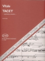 Vitale, Corrado Tacet quartetto d'archi String Quartet