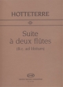 Jacques-Martin Hotteterre Suite A Deux Flutes Op. 2, No. 6 (B. C. Ad Lib.) 2 Flten