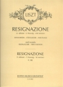 Liszt Ferenc Resignazione 1st and 2nd Versions Piano