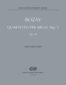 Bozay Attila Quartetto per archi No. 3  String Quartet vl1, vl2, vla, vlc