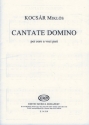 Kocsr Mikls Cantate Domino per coro a voci pari  Upper Voices