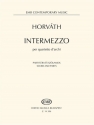 Balzs Horvth Intermezzo per quartetto d'archi Streichquartett