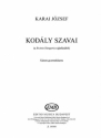 Jzsef Karai Kodly Szavai (A Bicinia Hungarica Ajnlsbl) Children's Choir (Stimme)