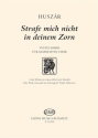 Lajos Huszr Strafe mich nicht in deinem Zorn Mixed Choir (Klavierauszug)