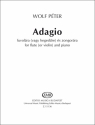 Z15136  Adagio for flute (violin) and piano