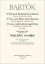 Bela Bartok, Hejja Hejja Karahejja - BB111a Upper Voices Chorpartitur