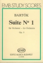 Suite no.1 op.3 for orchestra study score