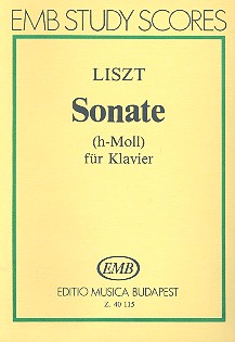 Sonate h-Moll fr Klavier Studienpartitur