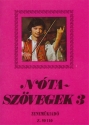 : Ntaszvegek  Words of Hungarian Songs