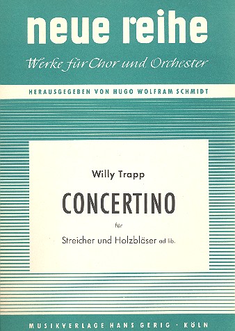 Concertino fr Streicher (Holzblser ad lib) Partitur