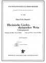 Husadel, Hans Felix Rheinische Lieder, rheinischer Wein Akkordeonorchester Partitur