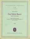 Leo Fall Der fidele Bauer Akkordeon-Orchester Partitur