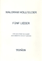 5 Lieder fr Gesang (hoch) und Klavier