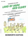 Land of Hope and Glory fr 4 Blockflten (SATB/Ensemble) und Schlagwerk Partitur und Stimmen,  Verlagskopie