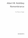 Albert Ketelbey: Remembrance Piano Instrumental Work