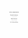 K. Anderson: Basic Exercises Violin, Piano Accompaniment Instrumental Reference