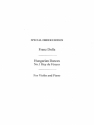 Franz Drdla: Hungarian Dances Op.30 No.1 'Hej Des Fenjes' Violin, Piano Accompaniment Instrumental Work