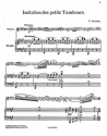 Poliakin, J Imitation Des Petits Tamboura Vln/Pf Violin, Piano Accompaniment Instrumental Work