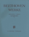 Beethoven Werke Abteilung 1 Band 5 Symphonie d-Moll Nr.9 op.125 Partitur,  broschiert