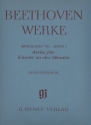 Smtliche Werke Abteilung 7 Band 1 Werke fr Klavier zu 4 Hnden - Kritischer Bericht