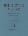 Beethoven Werke Abteilung 7 Band 3 Sonaten fr Klavier Band 2 Kritischer Bericht