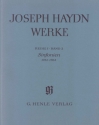 Haydn, Joseph Sinfonien 1761-1763 (mit Kritischem Bericht)  Ganzleinen