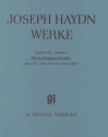 Haydn, Joseph Streichquartette op. 42, op. 50, op. 54/55 mit Kritisc  broschiert