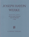 Haydn, Joseph Arien und Szenen mit Orchester, 1. Folge  broschiert