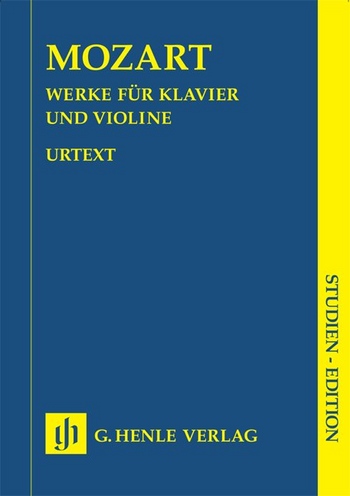 Werke fr Klavier und Violine Studienpartitur