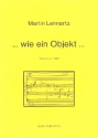 Wie ein Objekt fr Orgel