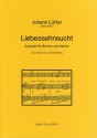 Ltter, Johann Liebessehnsucht -Auswahl fr Bariton und Klavier- (auf Texte von Chris Bariton solo, Klavier Partitur