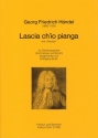 Lascia ch'io pianga fr Streichquartett, Kontrabass ad lib Partitur und Stimmen