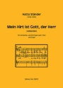 Stnder, Hatto Mein Hirt ist Gott, der Herr -Liedkantate fr Gemeinde, vierstimmigen Gemeinde, Gemischter Chor, Orgel Partitur, Chorpartitur