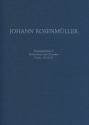 Rosenmller, Johann Vesperpsalmen 2: Confitebor tibi Domine -Psalm 1 Chor, Orchester Partitur