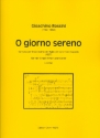 O giorno sereno fr 4 Stimmen und Klavier Partitur