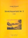 Streichquartett G-Dur Nr.3  Partitur und Stimmen