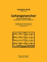 Gefangenenchor aus Nabucco fr 4 Hrner Partitur und Stimmen