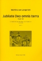 Jubilate Deo omnis terra fr Frauenchor (Mdchenchor) a cappella Partitur