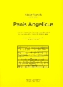 Panis angelicus fr Alt (Bass) und Streichquartett Partitur und Stimmen