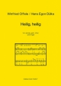 Heilig heilig fr gem Chor und Orgel Partitur