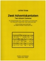 2 Adventskantaten fr dreistimmigen Chor (SAM), 2 Violinen und Violoncello Partitur und Stimmen