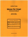 Messe - Ordinarium Missae fr Orgel